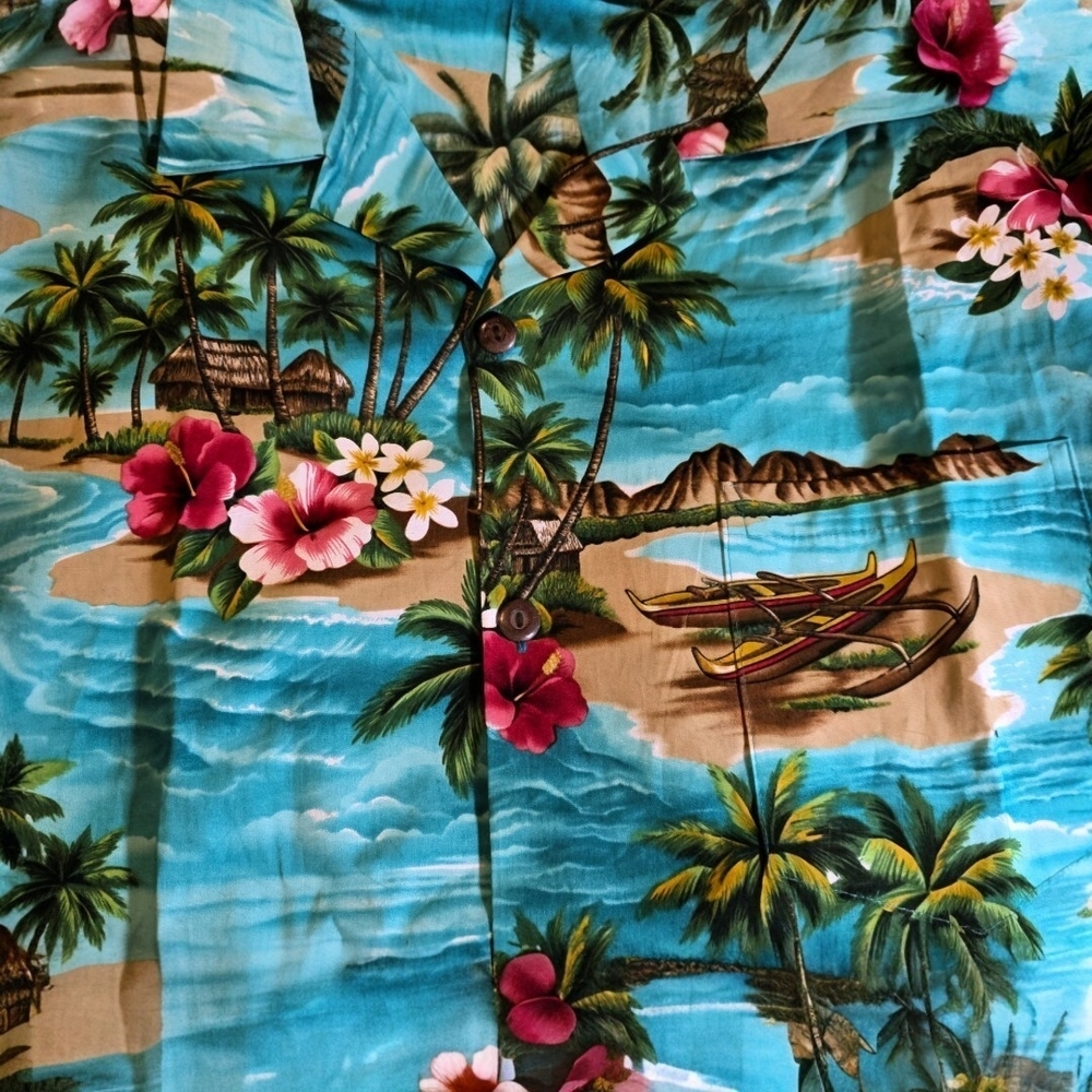 NWT Hilo Hattie "The Hawaiian Original" Hawaiian S/S Shirt Sz 2XL - Picture 3 of 6